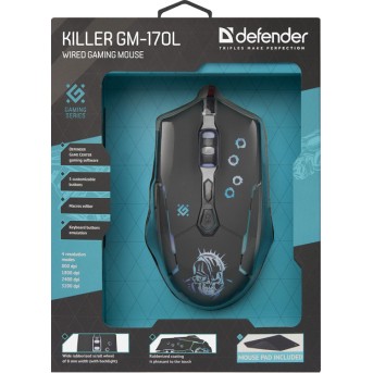 Игровая мышь Defender Killer GM-170L - Metoo (8)