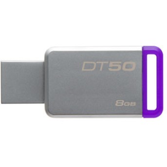 USB флешка 8Gb Kingston DT50/<wbr>8GB Металл - Metoo (1)