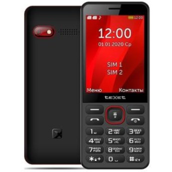 Мобильный телефон Texet TM-309 черно красный - Metoo (1)