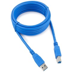 Кабель USB 3.0 Pro Gembird CCP-USB3-AMBM-10, AM/<wbr>BM, 3м, экран, синий, пакет