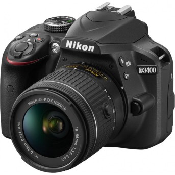 Фотоаппарат Nikon D3400 Kit 18-55II AF-P Зеркальный - Metoo (1)