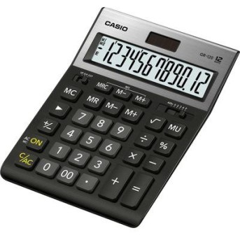 Калькулятор настольный CASIO GR-120-W-EP - Metoo (1)