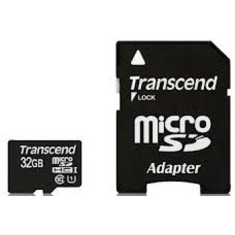 Карта памяти microSD 32Gb Transcend TS32GUSDU1 - Metoo (1)