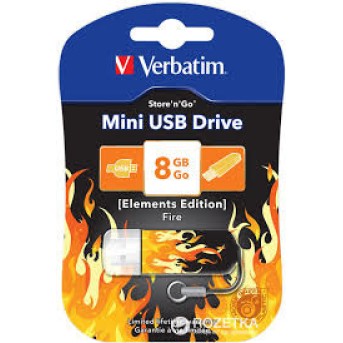 USB Флеш 8GB 2.0 Verbatim 098158 огонь - Metoo (1)