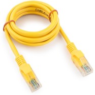 Патч-корд UTP Cablexpert PP12-1M/Y кат.5e, 1м, литой, многожильный (жёлтый)