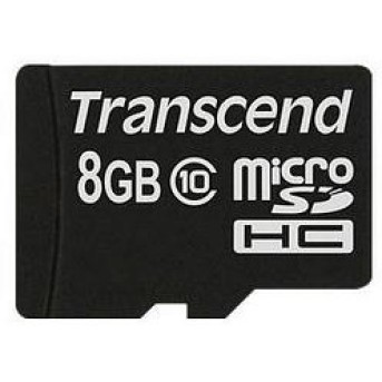 Карта памяти microSD 8Gb Transcend TS8GUSDC10 - Metoo (1)