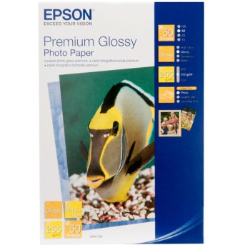Фотобумага 10х15 Epson C13S041729 50 Л. 250 Г/<wbr>М2 Premium Glossy Paper - Metoo (1)