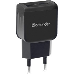 Зарядное устройство сетевое Defender EPA-13, 2xUSB, 5V/<wbr>2.1А, черный