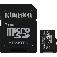 Карта памяти MicroSD 256GB Class 10 UHS-I Kingston SDCS2/<wbr>256GB