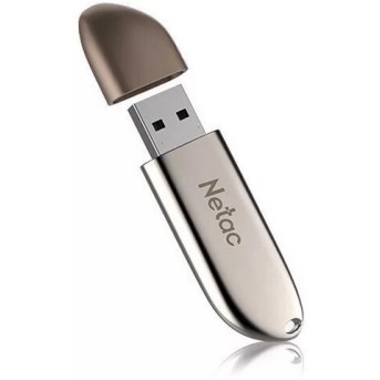 USB Флеш 32GB 3.0 Netac U352/<wbr>32GB металл - Metoo (1)