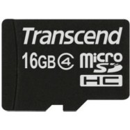 Карта памяти microSD 16Gb Transcend TS16GUSDC4