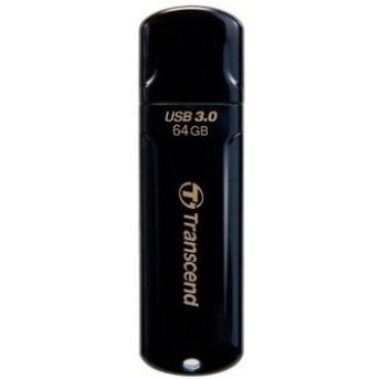 USB флешка 64Gb 3.0 Transcend TS64GJF700 Черная - Metoo (1)