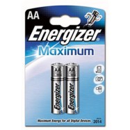 Элемент питания Energizer MAXIMUM LR6 AA Alkaline 2 штуки в блистере