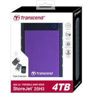 Внешний жесткий диск HDD 4Tb Transcend (TS4TSJ25H3P)