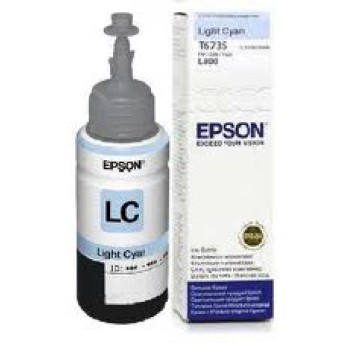 Чернила Epson T6735 (C13T67354A) светло-голубой для фабрики печати L800, L850, L1800, L810 - Metoo (1)