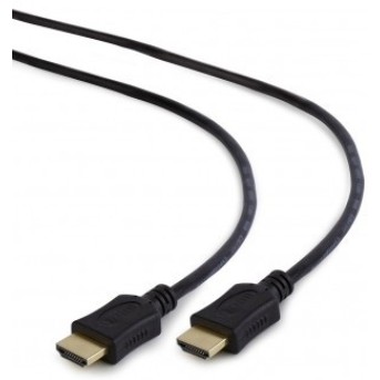 Кабель HDMI Cablexpert CC-HDMI4L-15, 4.5м, v1.4, 19M/<wbr>19M, серия Light, черный,позол.разъ, экр, пакет - Metoo (1)