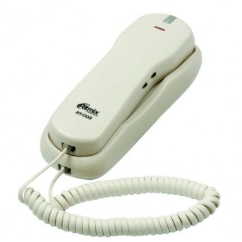 Телефон проводной Ritmix RT-003 белый - Metoo (1)