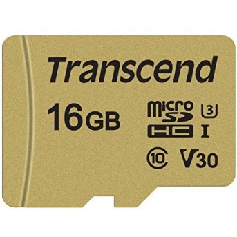 Карта памяти microSD 16Gb Transcend TS16GUSD500S - Metoo (1)