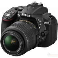 Цифровой фотоаппарат Nikon D5300 Kit 18-55VR AF-P черный зеркальный
