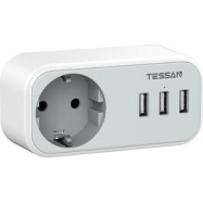 Сетевой фильтр Tessan TS-329 серый