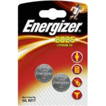 Элемент питания Energizer CR2025 2 штуки в блистере - Metoo (1)