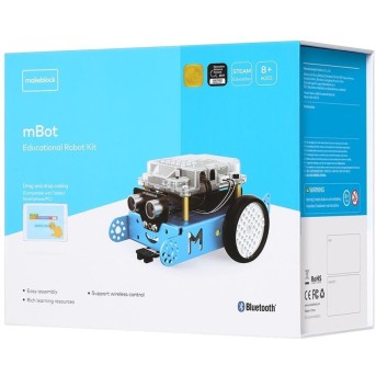 Робот Конструктор Makeblock mBot V1.2-Синий (версия Bluetooth) P1050017 - Metoo (1)