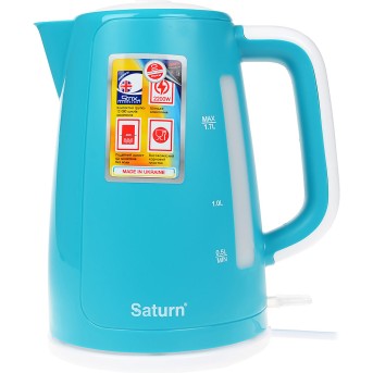 Электрический чайник Saturn ST-EK8435 бирюзовый - Metoo (1)