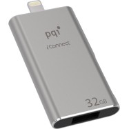 USB флешка 32Gb для Apple PQI iConnect 001 6I01-032GR1001 Серебряная