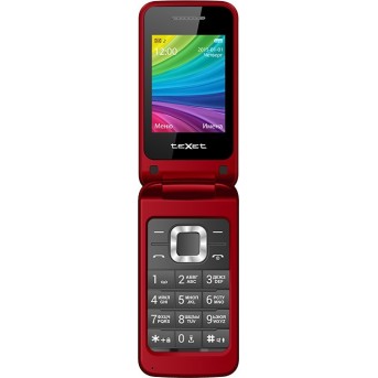 Мобильный телефон Texet TM-204 красный - Metoo (1)