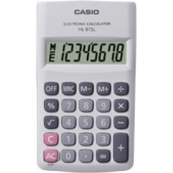 Калькулятор карманный CASIO HL-815L-WE-S-GH - Metoo (1)