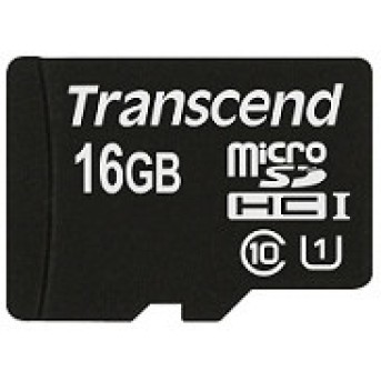 Карта памяти microSD 16Gb Transcend TS16GUSDCU1 - Metoo (1)