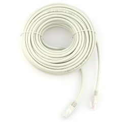 Патч-корд UTP Cablexpert PP6U-20M кат.6, 20 м, литой, многожильный (серый)