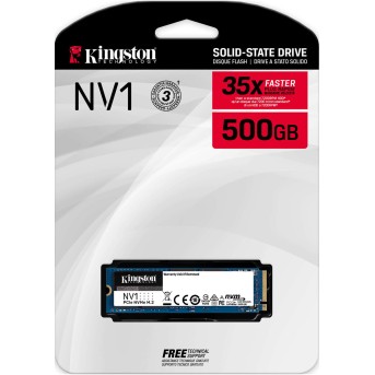 Жесткий диск SSD 500GB Kingston SNVS/<wbr>500G M2 - Metoo (1)