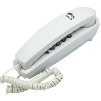 Телефон проводной Ritmix RT-005 белый - Metoo (1)