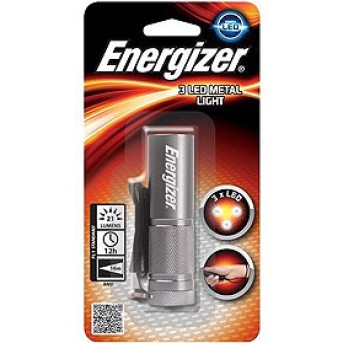 Фонарь компактный Energizer Metal light 3xААА черный - Metoo (1)
