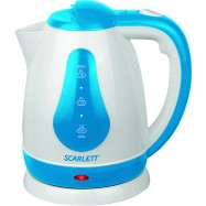 Электрический чайник Scarlett SC-EK18P29 бело-голубой