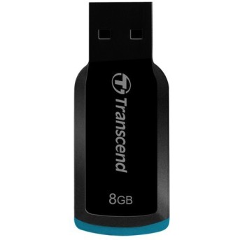 USB флешка 8Gb Transcend TS8GJF360 Черная-синяя - Metoo (1)