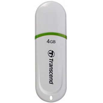 USB флешка 4Gb 2.0 Transcend TS4GJF330 Белая - Metoo (1)