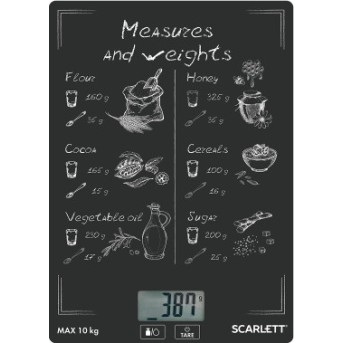 Весы кухонные Scarlett SC-KS57P64 - Metoo (1)