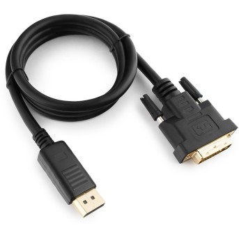 Кабель DisplayPort->DVI Cablexpert CC-DPM-DVIM-1M, 1м, 20M/<wbr>25M, черный, экран, пакет - Metoo (1)
