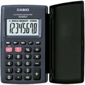 Калькулятор карманный CASIO HL-820LV-BK-S-GP - Metoo (1)