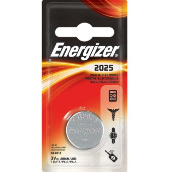Элемент питания Energizer CR2025 1 штука в блистере - Metoo (1)