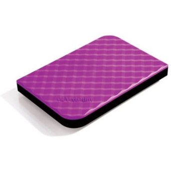 Внешний жесткий диск 2,5 1TB Verbatim 053212 пурпурный - Metoo (1)