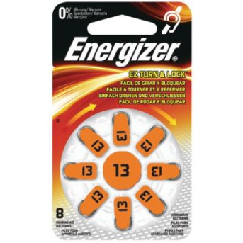 Элемент питания Energizer Hearing Aid 13 8 штук в упаковке - Metoo (1)
