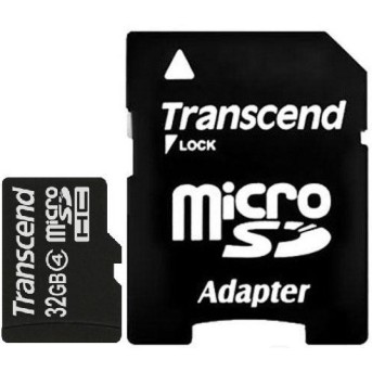 Карта памяти microSD 32Gb Transcend TS32GUSDHC4 - Metoo (1)