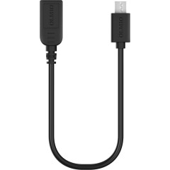Кабель Olmio On-The-Go USB 2.0 - microUSB черный