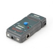 Тестер LAN Cablexpert NCT-2, 100/1000 Base-TX, для UTP, STP, RJ-11, USB-кабеля