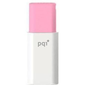 USB флешка 16Gb 2.0 PQI 6176-016GR2001 Белая-розовая - Metoo (1)