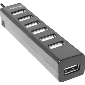 Разветвитель Defender Swift USB2.0, 7 портов - Metoo (1)