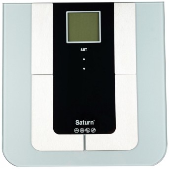 Весы напольные Saturn ST-PS0283 Серо-черные - Metoo (1)